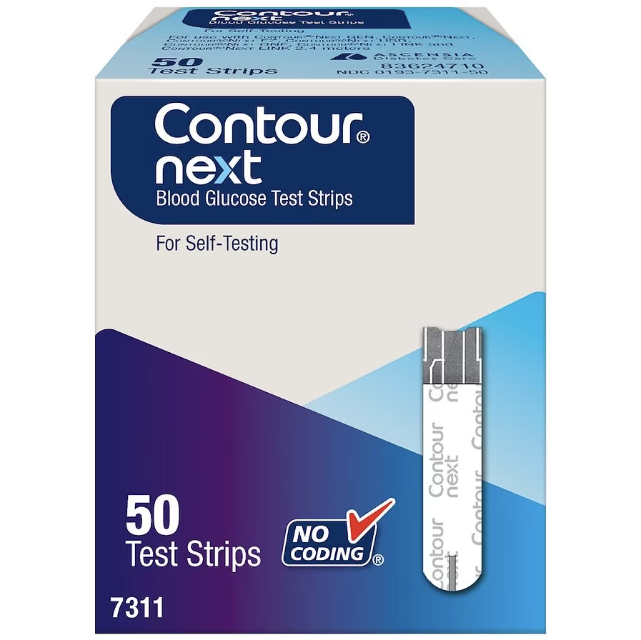 Contour® Next Blood Glucose Test Strips (50)