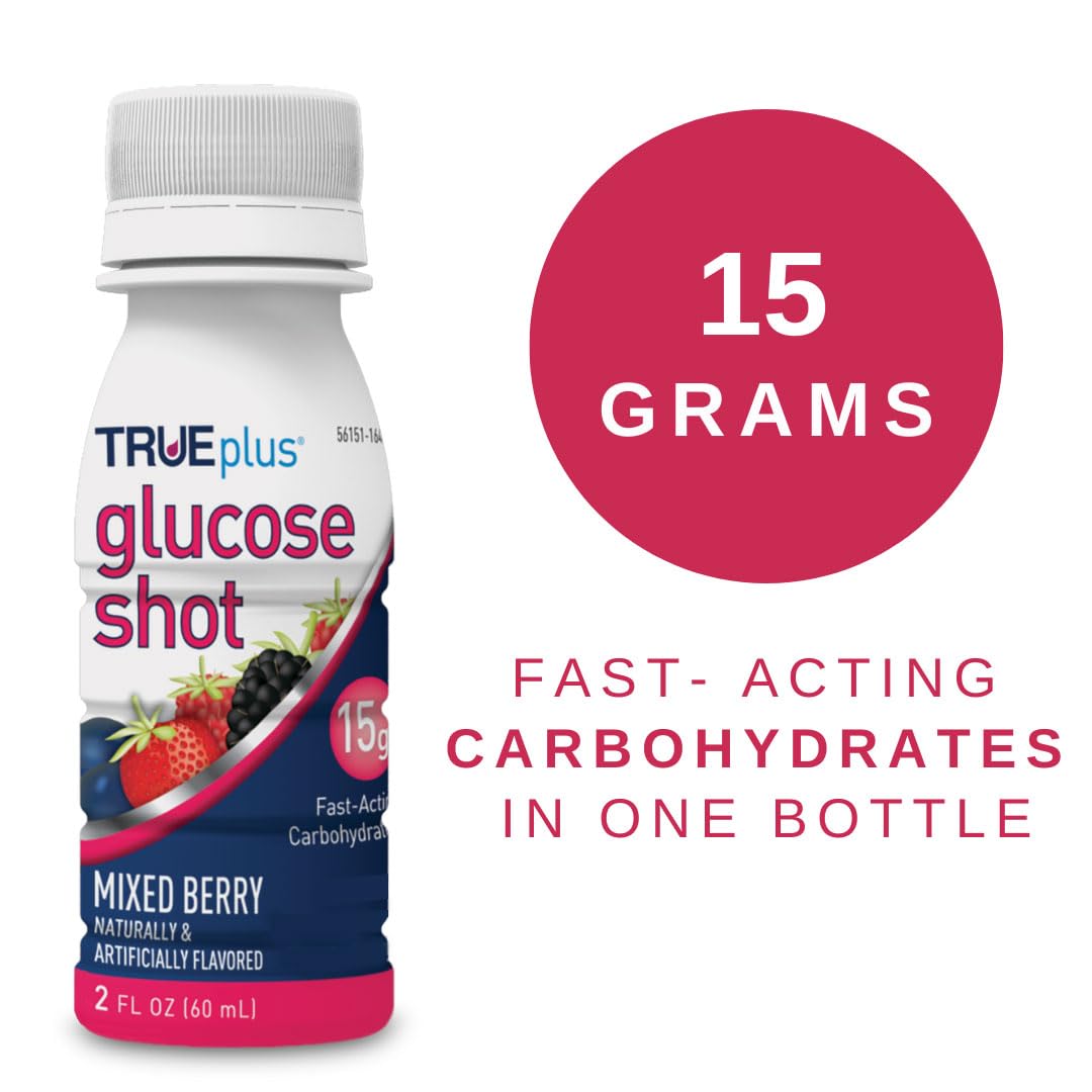 TRUEplus® Glucose Shots 6 Bottles - Mixed Berry