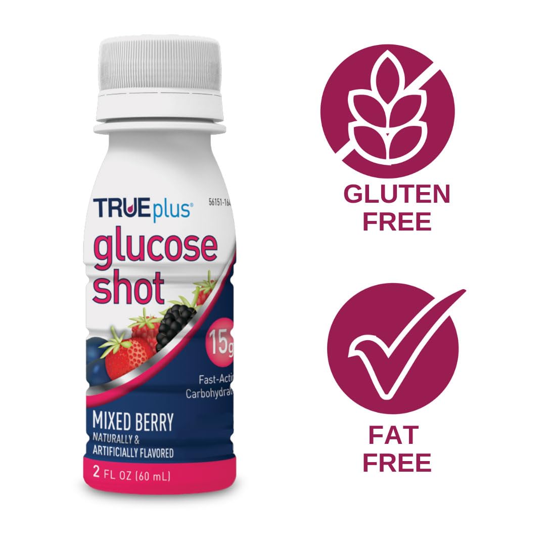 TRUEplus® Glucose Shots 6 Bottles - Mixed Berry