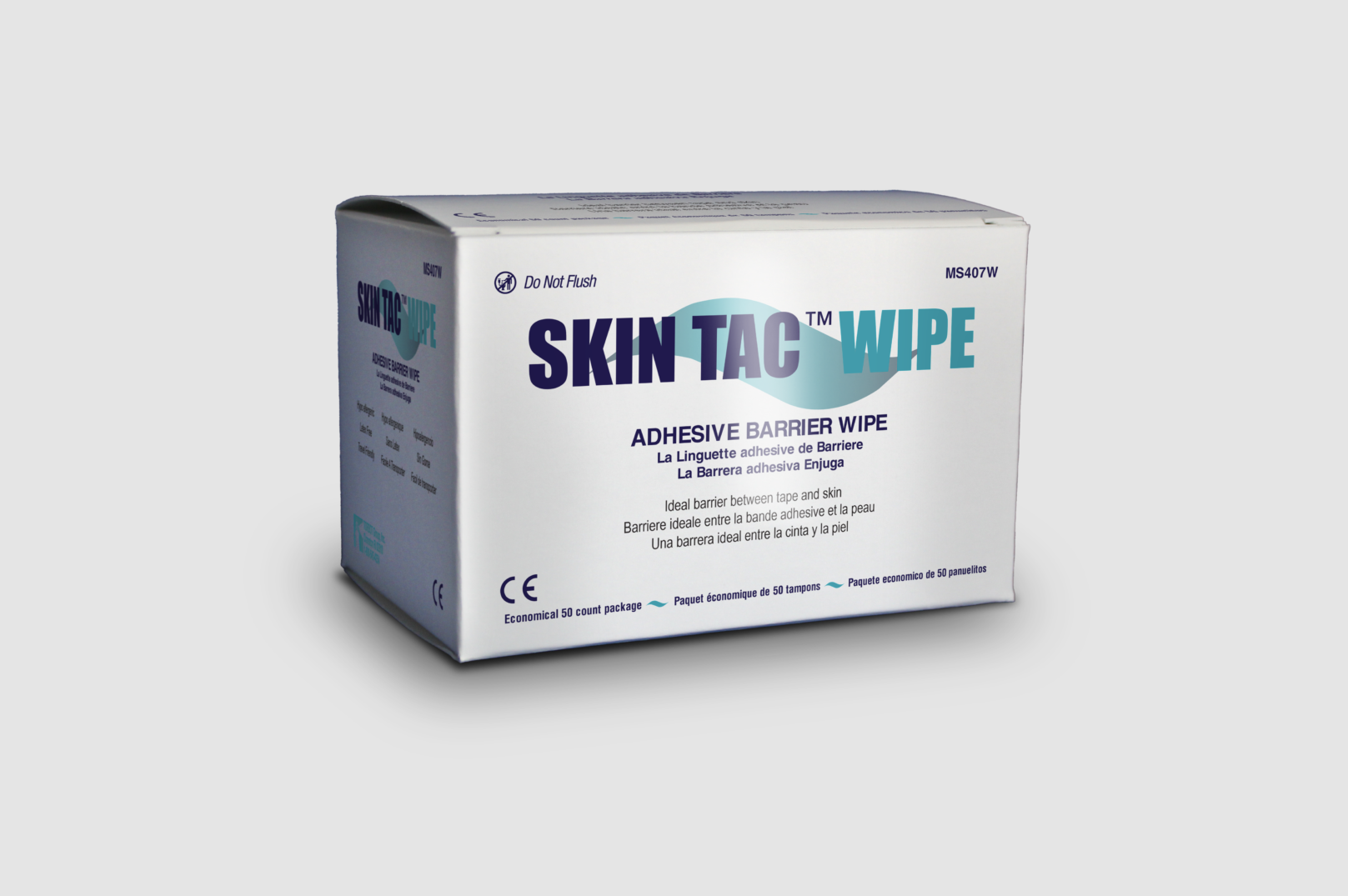 Skin Tac™ Wipes (Box of 50 Wipes)