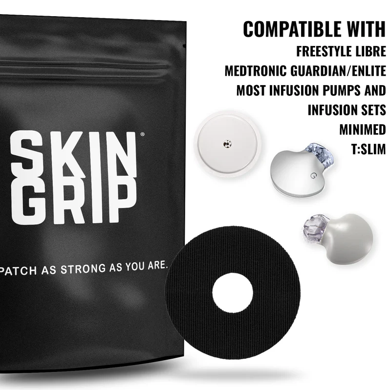 SKIN GRIP ORIGINAL - UNIVERSAL ADHESIVE PATCHES (0.8 INCH HOLE)