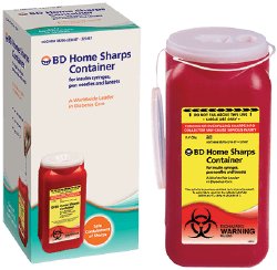 BD™ Home Sharps Disposal Mailback Sharps Container, 1.4 Quart